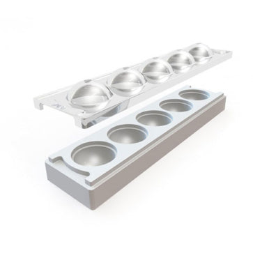 Transparent Top with 5 Cavities, Each 58mm